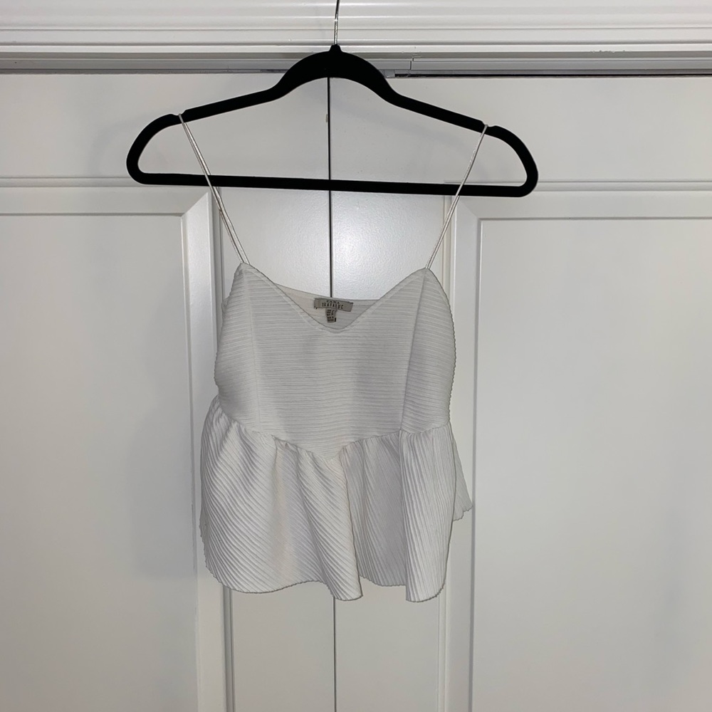 Zara Crop Peplum Top